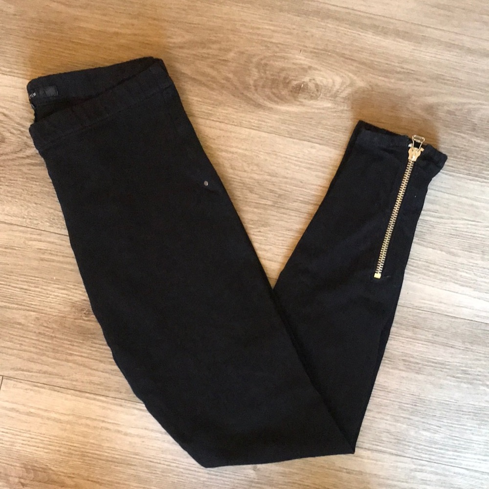 Joe’s Jeans Pull On Jegging w/ Ankle Zip szS